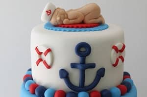Nautic - Baby Shower Cake
