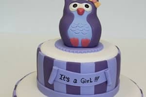 Owl - Baby Shower Cake