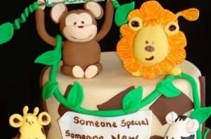 Safari - Baby Shower Cake