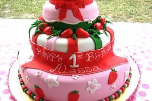 Strawberry - Birthday Cakes