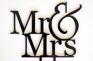 Marriage Custom Toppers